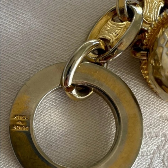 Gold and Silver Authentic Celine Charm Bracelet - Picture 5 of 5